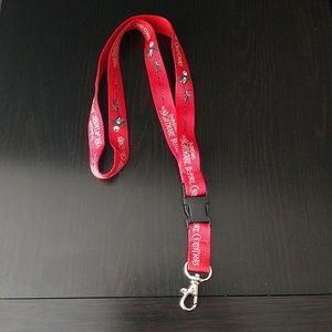 Nightmare Before Christmas Jack Skellington Red Lanyard